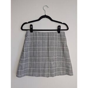Aritzia Wilfred plaid A-line skirt size 6